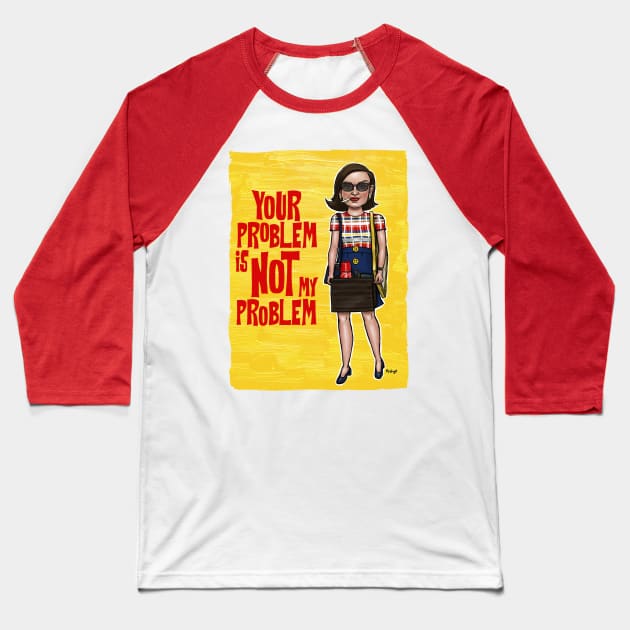 I'm Peggy Olson Baseball T-Shirt by mcillustrator